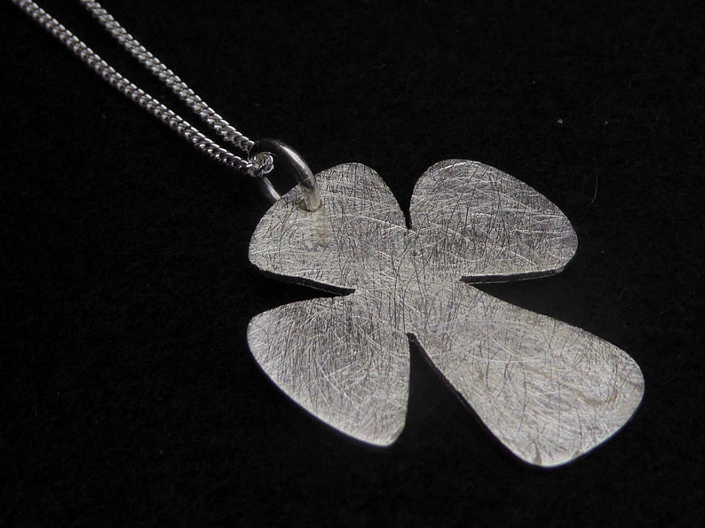 Philippa Gr Cross Pendant & Curb Chain Silver image 1