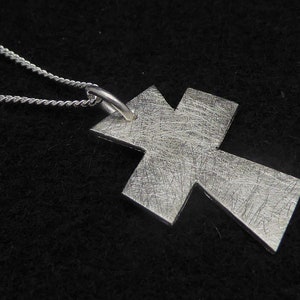 Pendentif croix de Luther & gourmette 925/ argent image 1