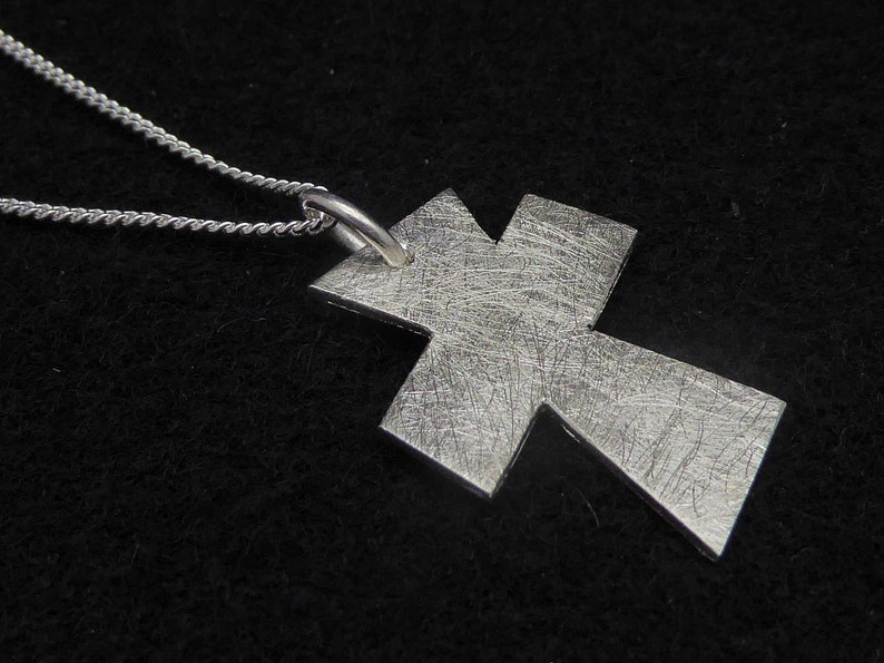 Pendentif croix de Luther & gourmette 925/ argent image 1