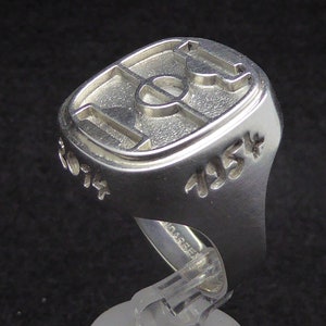For football enthusiasts: men's ring, football, men's ring, football, fan, world champion, football ring, men's jewellery image 5
