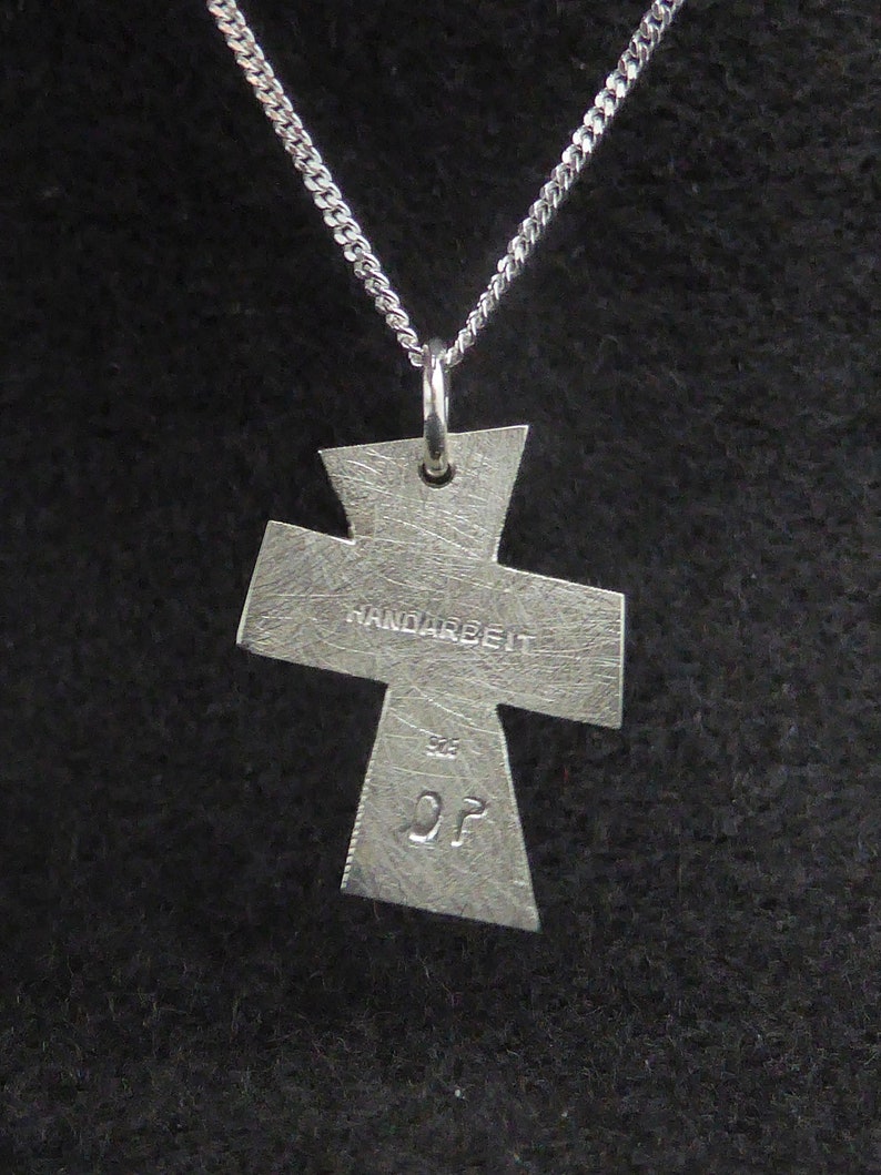 Pendentif croix de Luther & gourmette 925/ argent image 4