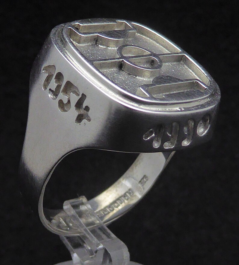 For football enthusiasts: men's ring, football, men's ring, football, fan, world champion, football ring, men's jewellery image 3