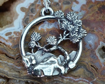 Ponderosa Pine Pendant in Sterling Silver – Nature Series