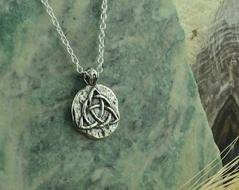 Triquetra Sterling Silver Pendant or Keychain – Ancient Faith Collection