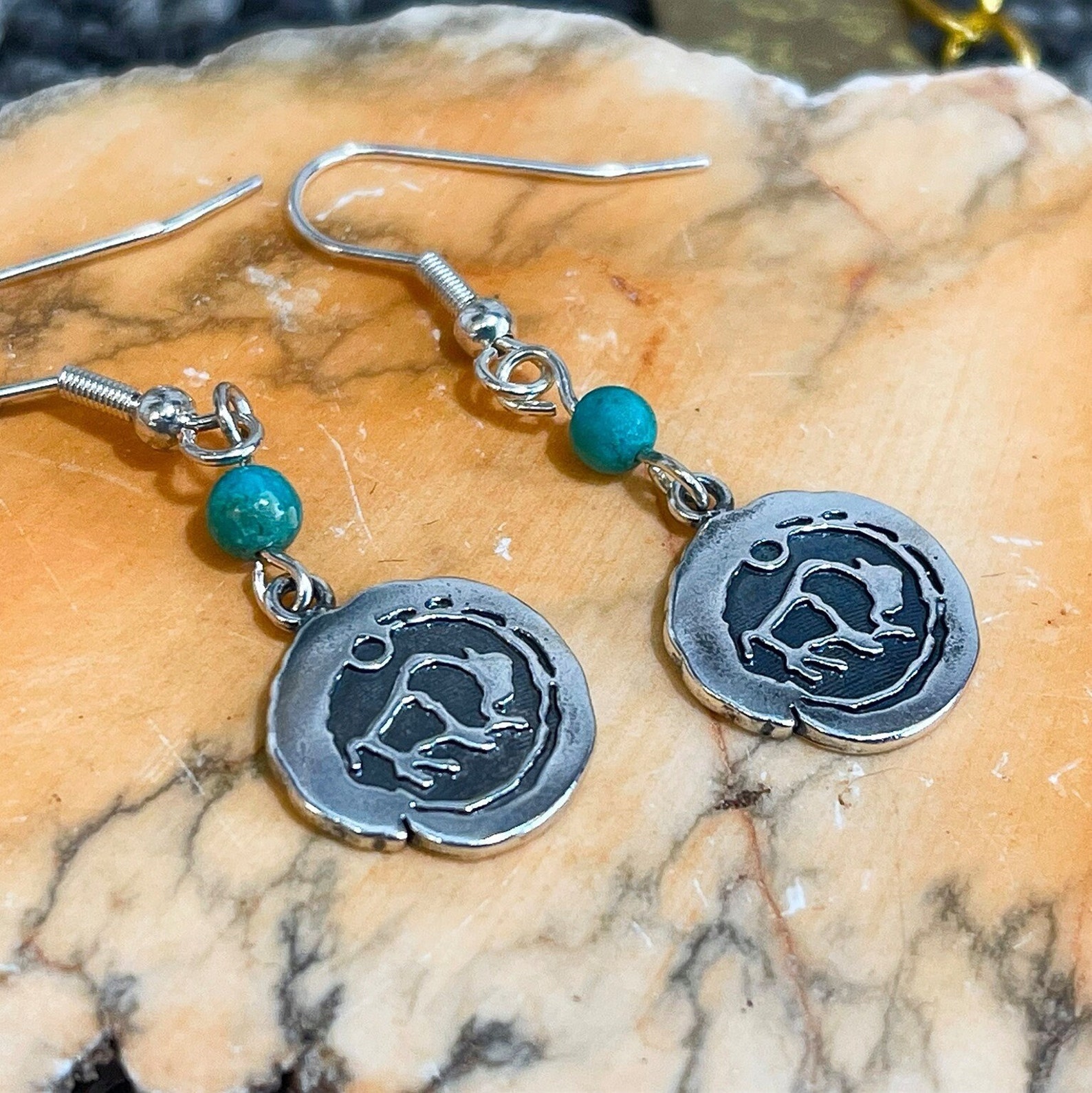 Buffalo Sterling Silver Jewelry Earrings Silver Buffalo Etsy Norway