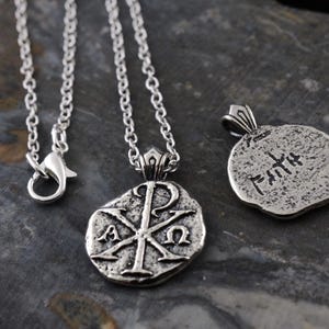 Chi Rho Sterling Silver Pendant or Keychain – Christian Symbol Jewelry ...