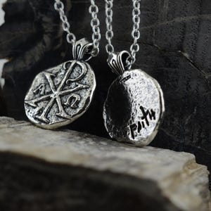 Chi Rho Sterling Silver Pendant or Keychain – Christian Symbol Jewelry ...