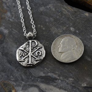 Chi Rho Sterling Silver Pendant or Keychain – Christian Symbol Jewelry ...