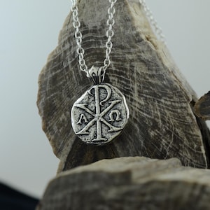 Chi Rho Sterling Silver Pendant or Keychain – Ancient Faith Collection