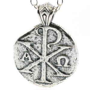 Chi Rho Sterling Silver Pendant or Keychain – Christian Symbol Jewelry ...