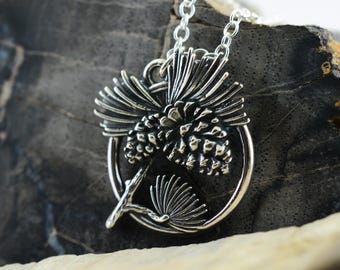 Pinecone Pendant in Sterling Silver – The Nature Series