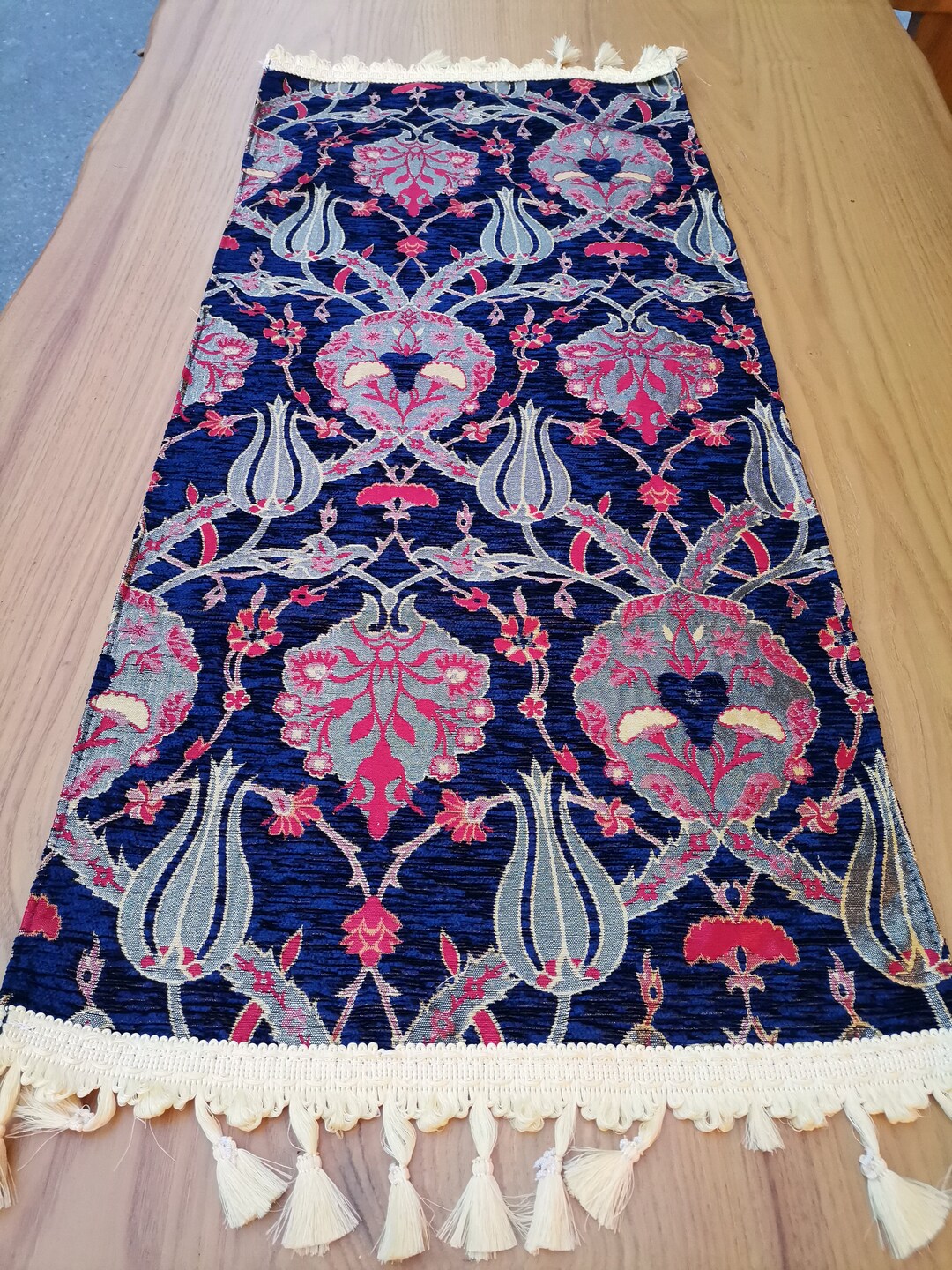 Tulip Desing Table Runner Handmade Table Cover Fabric Home - Etsy