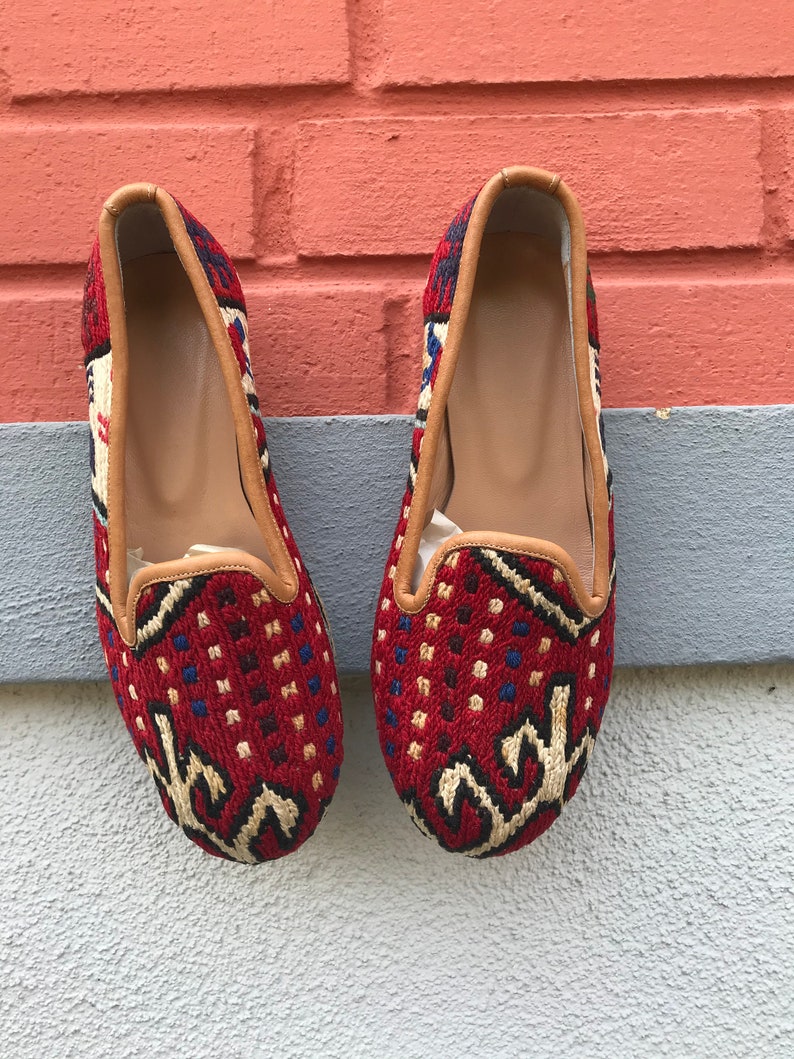 Women kilim shoes size 37 Etsy
