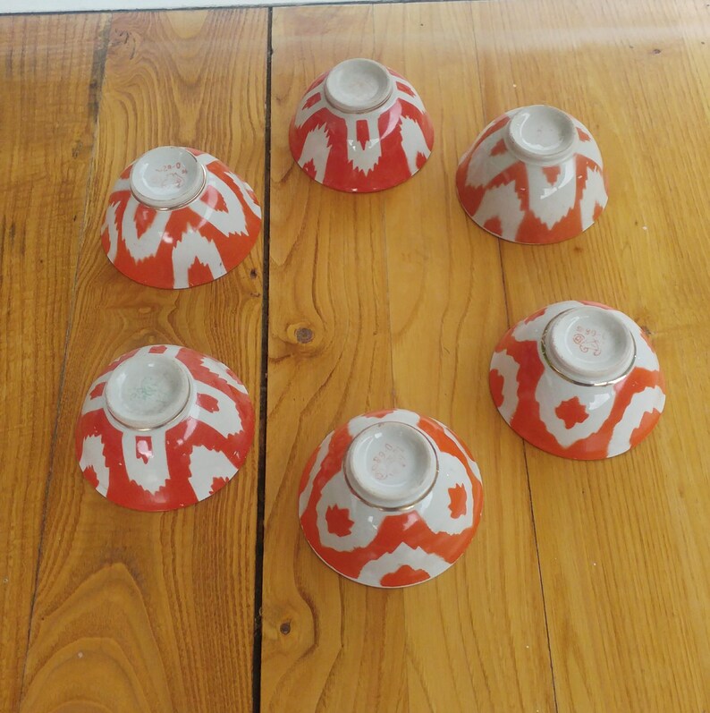 6 pieces small size porcelain