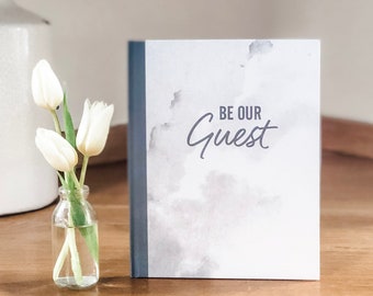 Limited Edition 'Be Our Guest' Book in Watercolour Marble