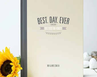 Best Day Ever Wedding Guest Book