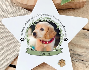 Personalised Dog Photo Ornament: Pet Memorial Keepsake
