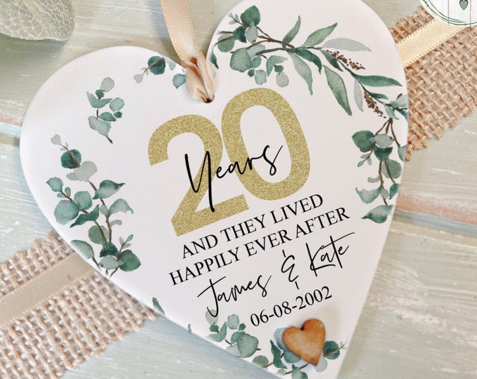 Personalised Anniversary Gift, Anniversary Gift For Husband, Wife,  Any Year Anniversary Acrylic Keepsake,