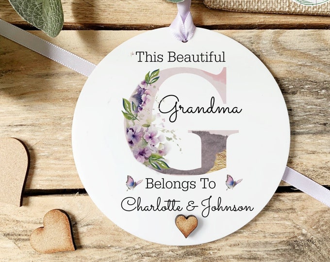 Grandma Gift, Mother's Day Gift, Mum,  Nanny, Granny Gift, Keepsake, Personalised Gift, Gift For Her, Gift For Nanny. Gift For Granny