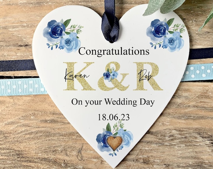 Personalised Wedding Day Gift, Wedding Keepsake , Mr And Mrs Gift, Acrylic Keepsake.