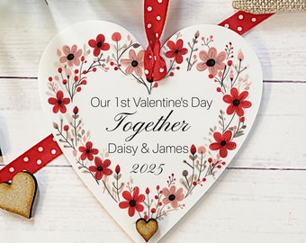 1st Valentine's Day Married Gift, Married Keepsake, Couples Valentine's gift, Gift For Valentine's day, Valentine's Marriage Heart