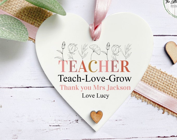 Teacher Keepsake, Personalised Gift, Pre-school gift, Nursery Gift, Teacher Leaving Gift