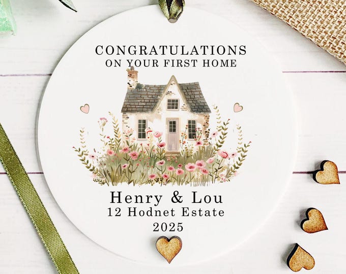 Personalised New Home Gift, Housewarming Gift, Moving Home Gift, Personalised Home Gift, First Homeowner Gift, Home Decor