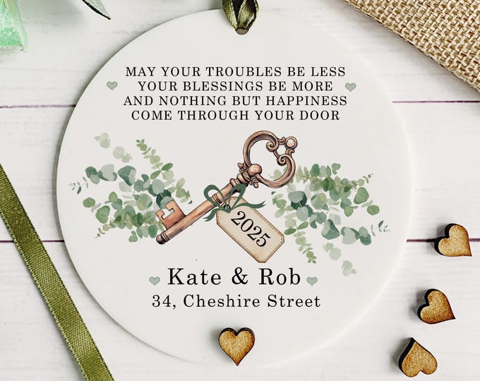 Personalised New Home Gift, Housewarming Gift, Moving Home Gift, Personalised Home Gift, First Homeowner Gift, New Homeowner Keepsake, Gifts