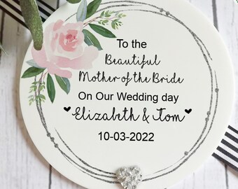 Mother Of The Bride Or Groom, Personalised Keepsake