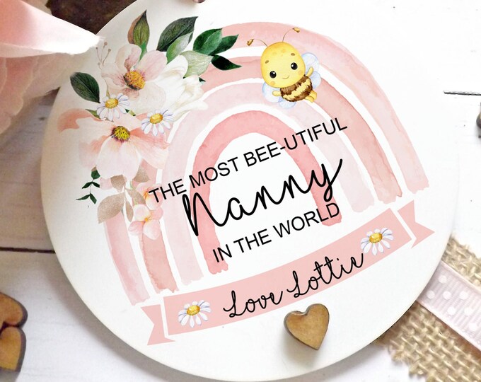 Nanny Gift, Mother's day for Nanny, Gift For Her, Mother's Day Gift, Mum Gift Idea, Nanny, Mum, Mom, Mamma. FREE GIFTBAG