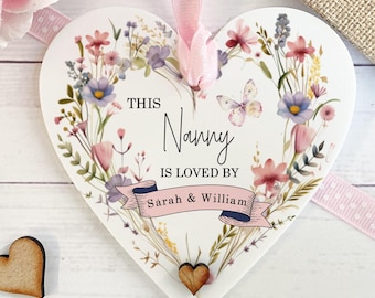 Personalised Nanny Gift, Gift For Nanny, Gift For Mum, Nanny Mother's Day Gift, Nanny Birthday Gift, Personalised,, Mother's Day Keepsake,