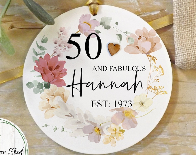 Birthday Gift, Daughter Gift, Friend Gift, Any Age Birthday Keepsake, Birthday Decoration