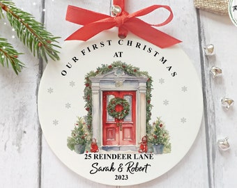 New Home Christmas Bauble: First Christmas Keepsake Ornament