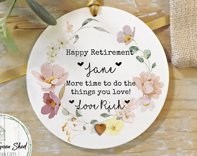 Retirement Keepsake, Work Colleagues Gift, Leaving Gift, Friend Gift, Good Luck Gift