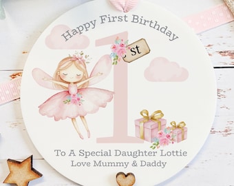 Personalised 1st Birthday Keepsake , First Birthday Gift, Gift For Daughter, Granddaughter, Niece, Cousin,Birthday Gift, Any age,