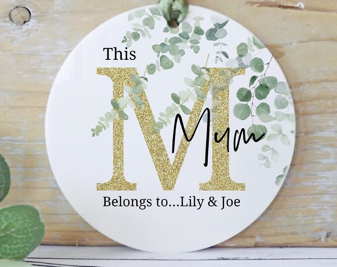 Mum Gift, Nanny, Grandma Any Relation Personalised Hanging Keepsake, Mothers Day, Birthday Gift