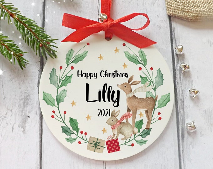 Personalised Baby First Christmas Decoration, Christmas Gift,  Hanging Decoration, 2023