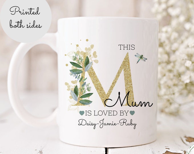 Personalised Mum Mug - Mothers Day Gift - Gift For Her - Birthday Gift For Mum - Grandma Mug - Gift From Grandchildren