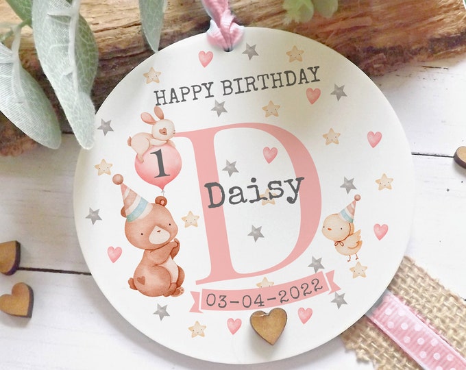 Personalised First Birthday Gift, Birthday Keepsake, Daughter, Granddaughter, Niece,  1st Birthday Gift, Birthday Gift Idea, Nursery Decor