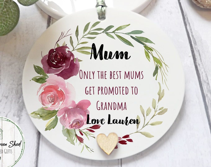 Personalised Mum Gift, Mother's Day Keepsake, Mum Keepsake, Mum Ornament 10x10cm