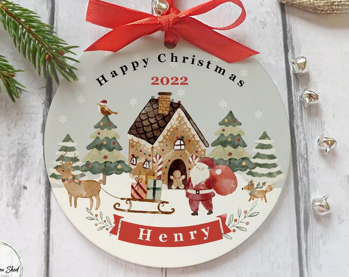 Personalised Christmas Bauble/Christmas Decor/Christmas Tree Decor/Babies First Christmas/1st Christmas/Children’s Christmas Keepsake
