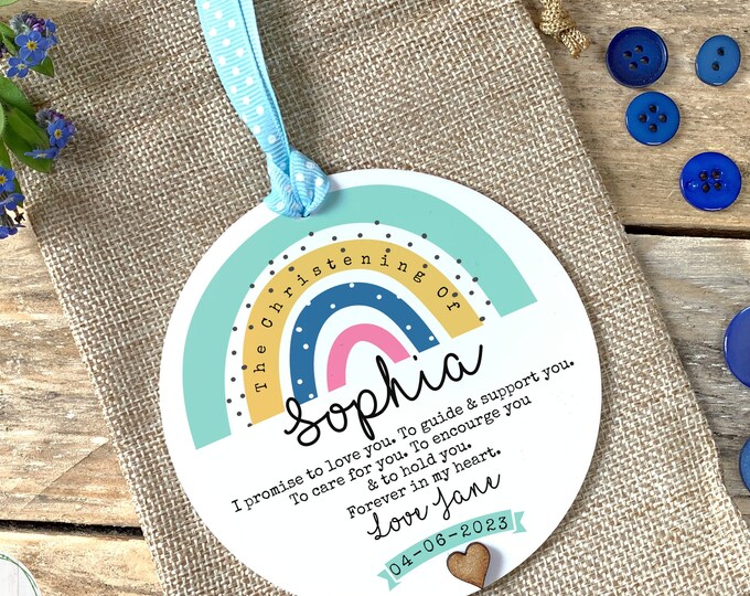 Personalised Christening Gift, Baptism Gift, Godparent gift, Christening keepsake, Godson, Goddaughter gift, Godchild Gift, /