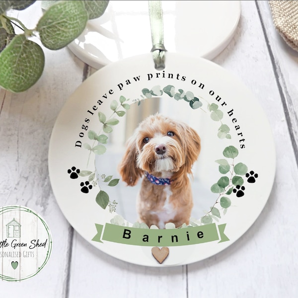 Personalised Dog Photo Gift, Dog Lover, Dog Loss Gift, Keepsake Plaque,