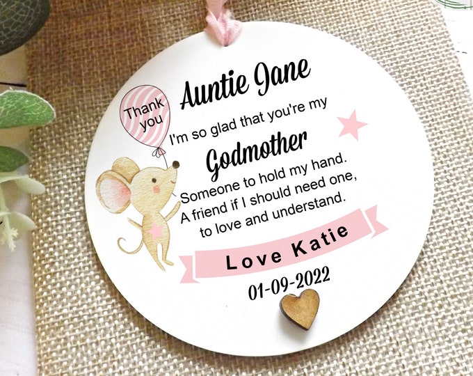 Godparent Gift, Thank you Gift, Godfather, Godparent Gifts,  Goddaughter, Godson Gift, Baptism, Christening, Dedication Gift