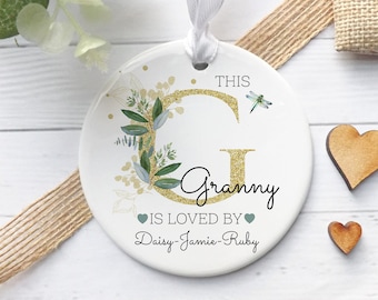 Gran Gift, Mother's Day Gift, Nanny, Granny, Mum Gift, Keepsake, Personalised Ceramic Gift, Gift For Her, Gift For Nanny, Free Gift Bag