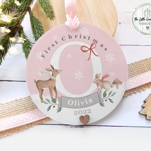 Personalised First Christmas Bauble/ Childs Christmas bauble/Kids Tree Decoration/Children's First Christmas Decoration/Christmas Ornament