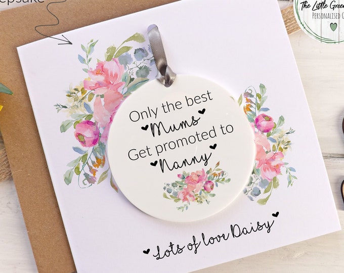 Personalised Mum Card, Mum Gift, Gift For Her, Mothers's day gift, Detachable Keepsake