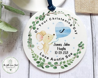 Personalised Christening Gift, Baptism Gift, Dedication Gift, Godson, Godchild Keepsake