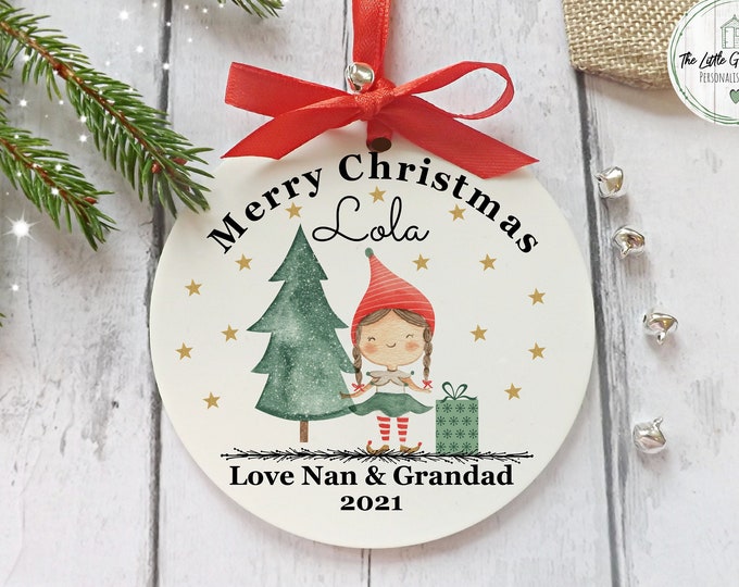 Granddaughter Christmas Decoration, Christmas bauble, Daughter, Christmas Gift, 2023