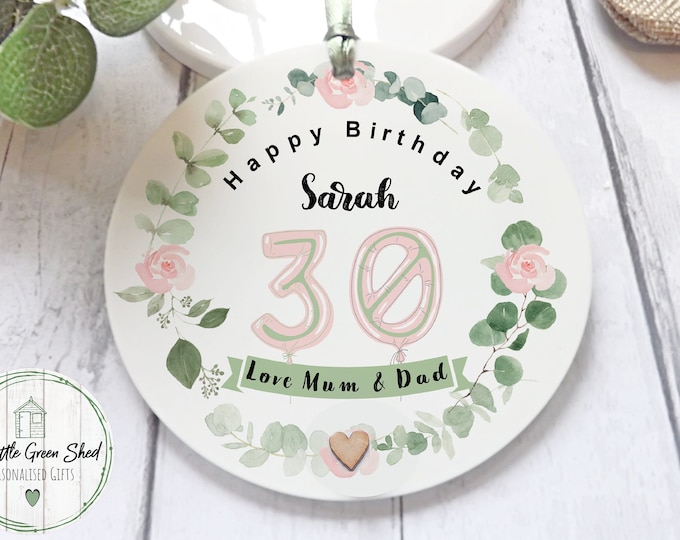 Personalised Birthday Gift, Birthday Keepsake, Plaque, Any Age